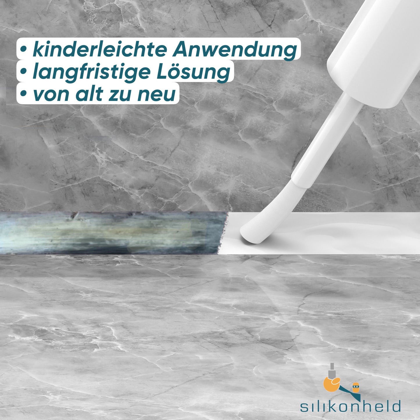 Schimmelentferner Gel + Silikonstift Set (5 teilig)