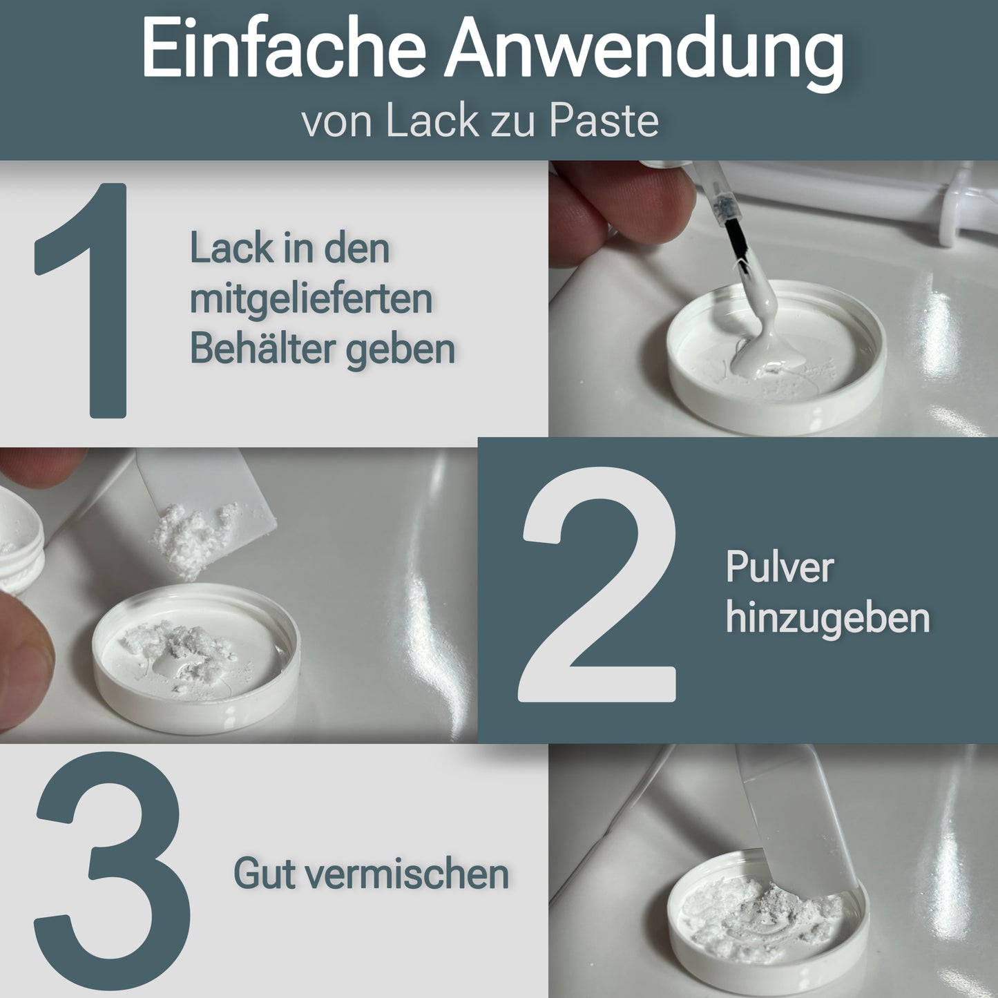 Waschbecken Reparaturset mit Erfolgs-Garantie