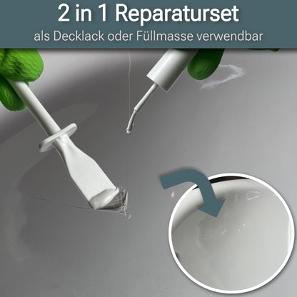 Waschbecken Reparaturset mit Erfolgs-Garantie